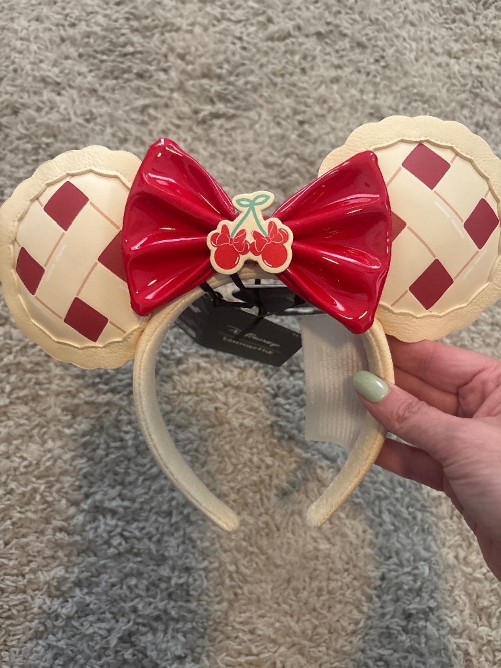 Cherry Minnie Pie Ears